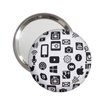 Icon Ball Logo Google Networking 2.25  Handbag Mirrors Front