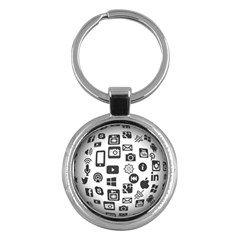 Icon Ball Logo Google Networking Key Chains (round)  by Nexatart