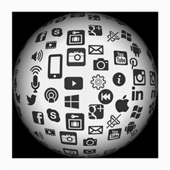 Icon Ball Logo Google Networking Medium Glasses Cloth by Nexatart