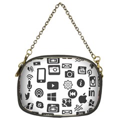 Icon Ball Logo Google Networking Chain Purses (two Sides)  by Nexatart