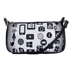 Icon Ball Logo Google Networking Shoulder Clutch Bags by Nexatart