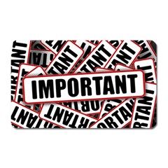 Important Stamp Imprint Magnet (rectangular) by Nexatart