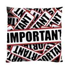 Important Stamp Imprint Standard Cushion Case (one Side) by Nexatart