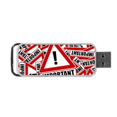 Important Stamp Imprint Portable USB Flash (Two Sides)