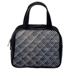 Grid Wire Mesh Stainless Rods Classic Handbags (one Side) by Nexatart