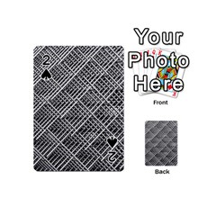 Grid Wire Mesh Stainless Rods Playing Cards 54 (mini)  by Nexatart