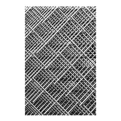 Grid Wire Mesh Stainless Rods Shower Curtain 48  X 72  (small)  by Nexatart