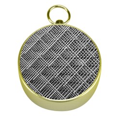 Grid Wire Mesh Stainless Rods Gold Compasses by Nexatart