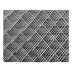 Grid Wire Mesh Stainless Rods Double Sided Flano Blanket (large)  by Nexatart