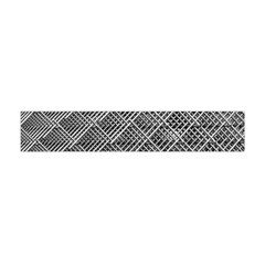 Grid Wire Mesh Stainless Rods Flano Scarf (mini) by Nexatart