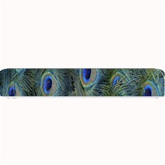 Peacock Feathers Blue Bird Nature Small Bar Mats by Nexatart