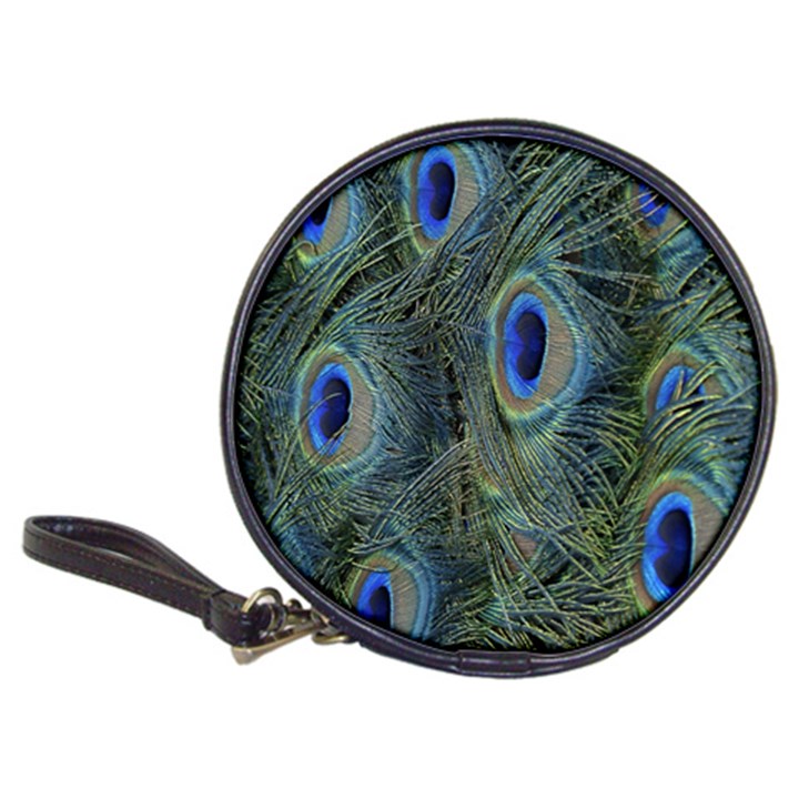 Peacock Feathers Blue Bird Nature Classic 20-CD Wallets