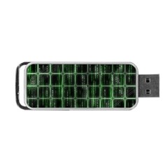 Matrix Earth Global International Portable Usb Flash (one Side) by Nexatart