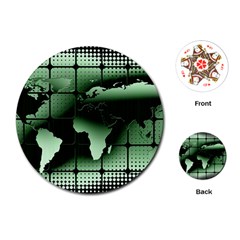 Matrix Earth Global International Playing Cards (round) 