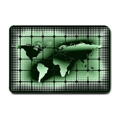 Matrix Earth Global International Small Doormat  by Nexatart