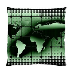 Matrix Earth Global International Standard Cushion Case (one Side) by Nexatart