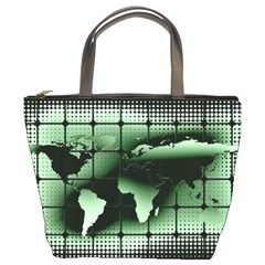 Matrix Earth Global International Bucket Bags by Nexatart