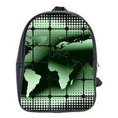 Matrix Earth Global International School Bag (large) by Nexatart