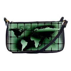 Matrix Earth Global International Shoulder Clutch Bags by Nexatart