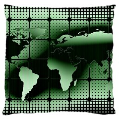 Matrix Earth Global International Large Cushion Case (two Sides) by Nexatart