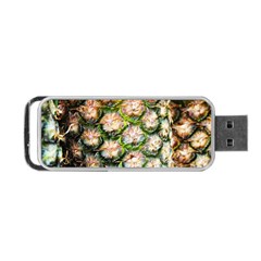 Pineapple Texture Macro Pattern Portable Usb Flash (two Sides) by Nexatart