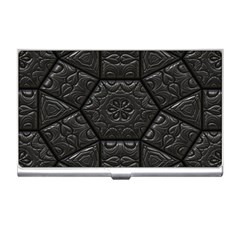 Tile Emboss Luxury Artwork Depth Business Card Holders by Nexatart