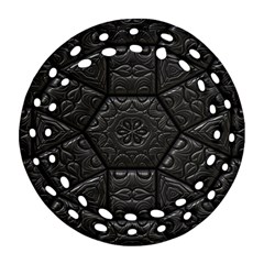 Tile Emboss Luxury Artwork Depth Ornament (round Filigree) by Nexatart