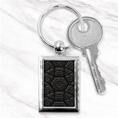 Tile Emboss Luxury Artwork Depth Key Chains (rectangle)  by Nexatart