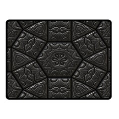 Tile Emboss Luxury Artwork Depth Fleece Blanket (small) by Nexatart