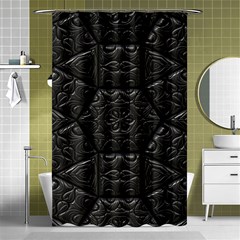 Tile Emboss Luxury Artwork Depth Shower Curtain 48  X 72  (small)  by Nexatart