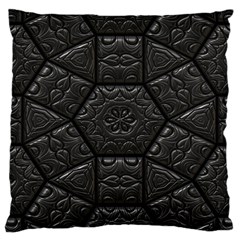 Tile Emboss Luxury Artwork Depth Large Cushion Case (one Side) by Nexatart