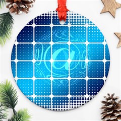 Tile Square Mail Email E Mail At Ornament (round) by Nexatart