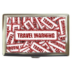 Travel Warning Shield Stamp Cigarette Money Cases by Nexatart