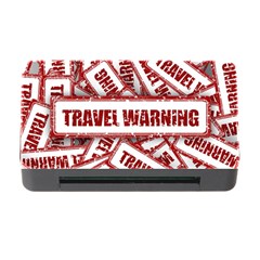 Travel Warning Shield Stamp Memory Card Reader With Cf by Nexatart