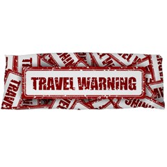 Travel Warning Shield Stamp Body Pillow Case (dakimakura) by Nexatart