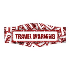 Travel Warning Shield Stamp Stretchable Headband by Nexatart