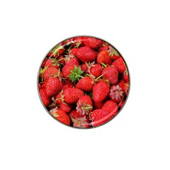 Strawberries Berries Fruit Hat Clip Ball Marker (10 Pack) by Nexatart