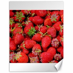 Strawberries Berries Fruit Canvas 18  X 24  