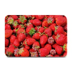 Strawberries Berries Fruit Plate Mats by Nexatart