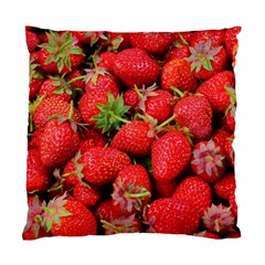 Strawberries Berries Fruit Standard Cushion Case (two Sides) by Nexatart