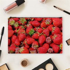 Strawberries Berries Fruit Cosmetic Bag (large) 