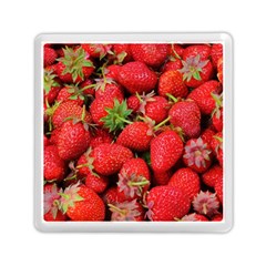 Strawberries Berries Fruit Memory Card Reader (square)  by Nexatart