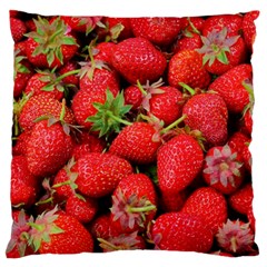 Strawberries Berries Fruit Standard Flano Cushion Case (one Side) by Nexatart