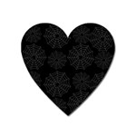 Spider web Heart Magnet Front