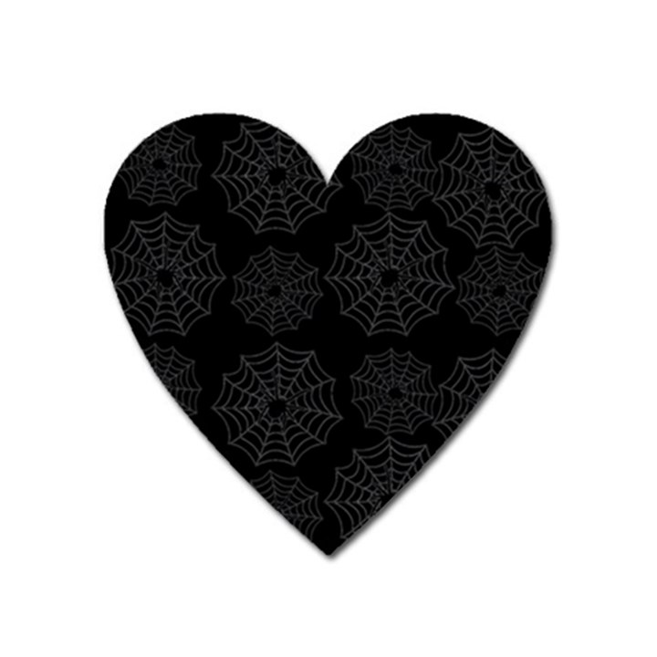 Spider web Heart Magnet