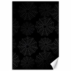 Spider Web Canvas 12  X 18   by Valentinaart