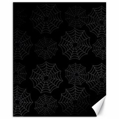 Spider Web Canvas 11  X 14   by Valentinaart