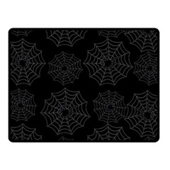 Spider Web Fleece Blanket (small) by Valentinaart