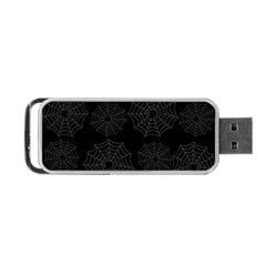 Spider Web Portable Usb Flash (one Side) by Valentinaart