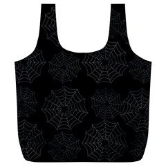 Spider Web Full Print Recycle Bags (l)  by Valentinaart